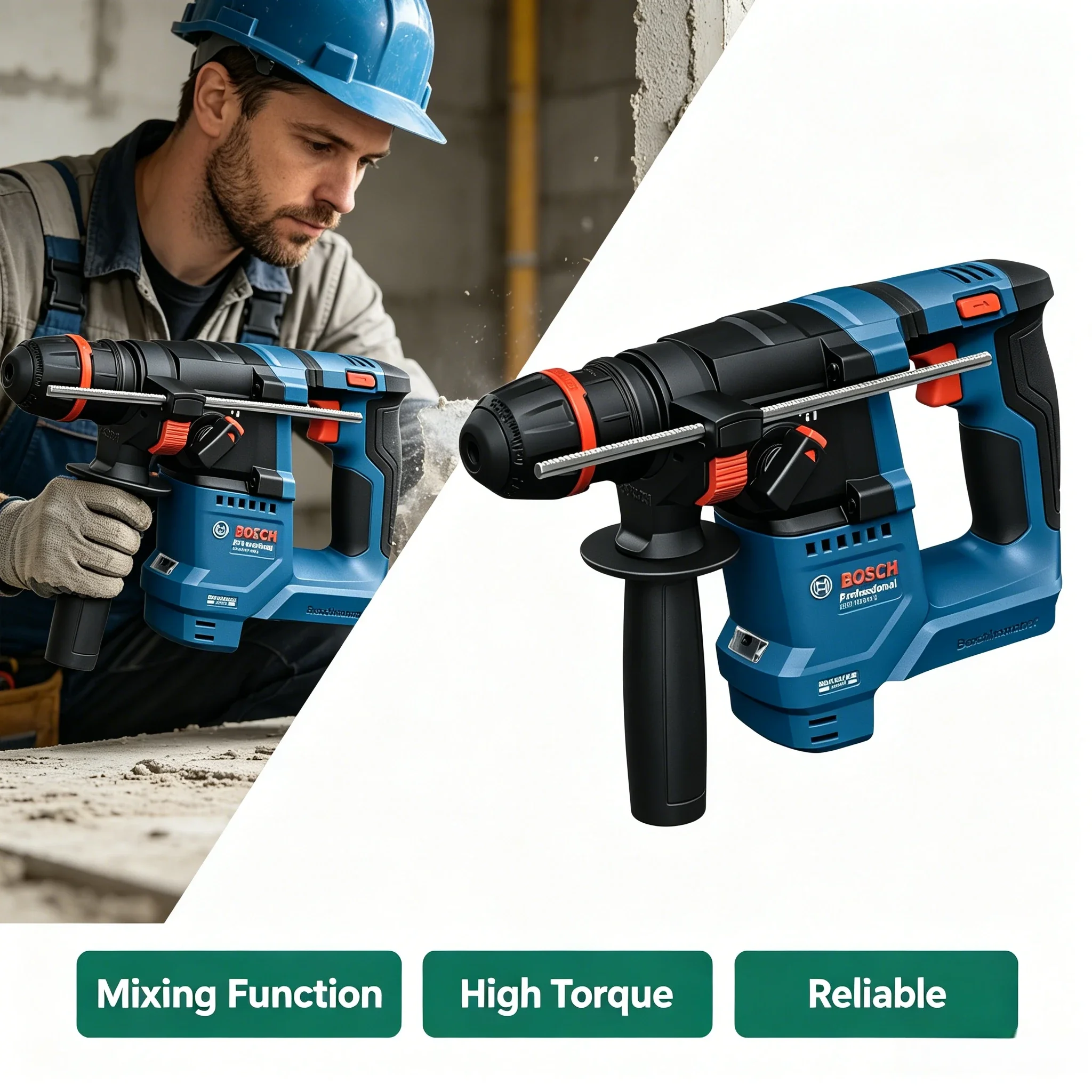 BOSCH GBH 18V-18X 18V ブラシレス コー - Power Tools Professional のレビューと価格